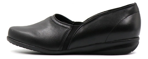Zapato Confort De Descanso  Bajito Cómodo  Negro -08