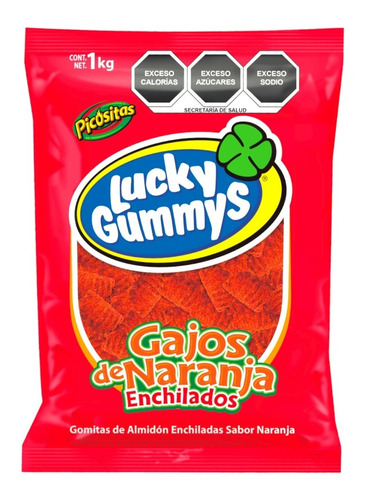 Gomita Lucky Gummys Gajos De Naranja Enchilado 1kg