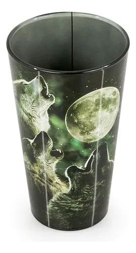 16oz Pack Official Wolf Pack Howling En El Regalo De Novedad