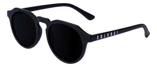 Gafas de sol polarizados So Long Smash Shark con marco de poliamida color negro mate, lente negra de policarbonato, varilla negra mate de poliamida