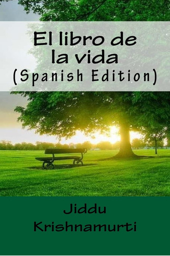 Libro : El Libro De La Vida - Krishnamurti, Jiddu