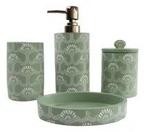 Comprar Juego De Accesorios De Baño Verdes, Juego De Baño De Diseño 