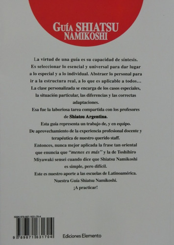 Imagen 2 de 2 de Guía Shiatsu Namikoshi 2019