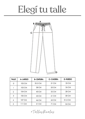 Pantalón Palazzo Lino Con Spandex Beta