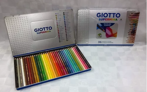 GIOTTO Giotto Supermina 36 Colores Estuche metalico