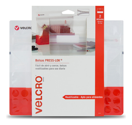 Velcro Press-lok Bag Tamaño G (12 Unidades) 30.4cm X 25.7cm