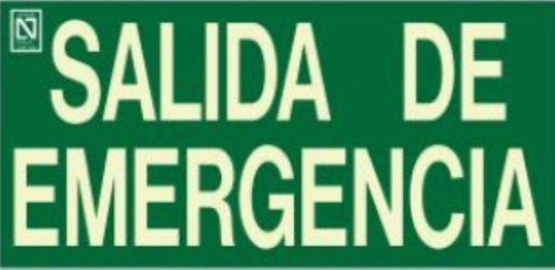 Imagen 2 de 3 de Promo - 3 Carteles De Salida De Emergencia