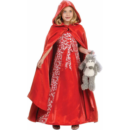 Disfraz Para Niña Caperucita Roja Talla L (10) Halloween