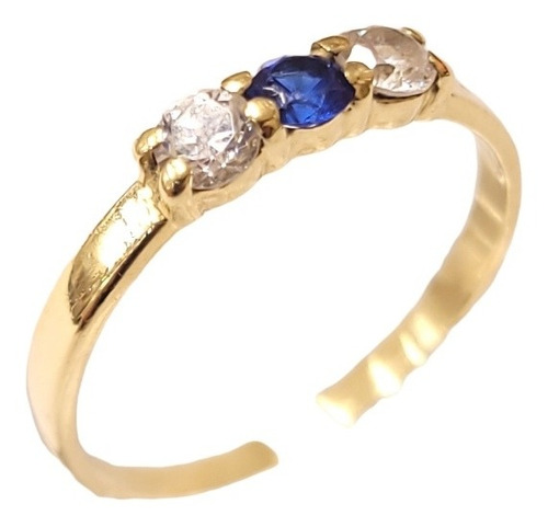 Anillo Trecillo Oro 18kts Cubic 1,4grs N°11 Brumat