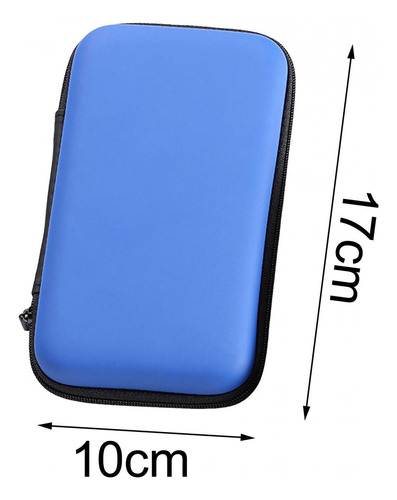 Estuche De Viaje De Almacenamiento Duro Para Azul