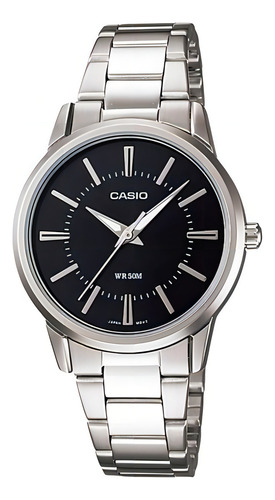 Reloj Casio Dama Negra Ltp-1303d-1av Color de la correa $$$ Color del bisel $$$ Color del fondo 1A