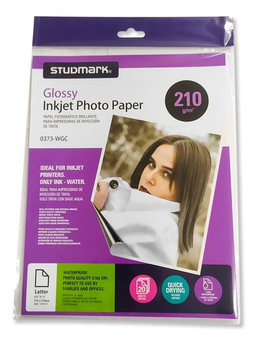 Imagen 1 de 4 de Papel Fotográfico 210g