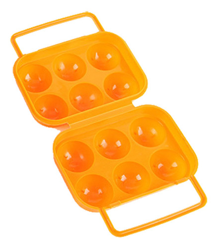 Contenedor De Plástico Para 6 Huevos, Caja De Almacenamiento