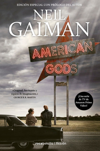 American Gods (edición serie TV), de Gaiman, Neil. Serie Ficción Editorial Roca Bolsillo, tapa blanda en español, 2017