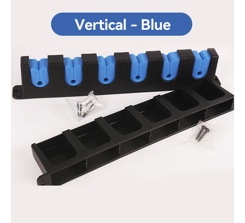 . Estante De Pared Vertical De 6 Cañas For Garaje Y Pesca En