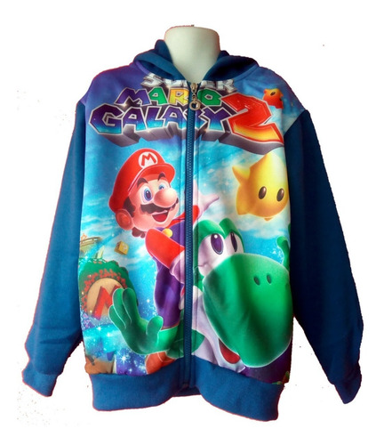 Chaqueta Termica Mario Bros Importadas Niños