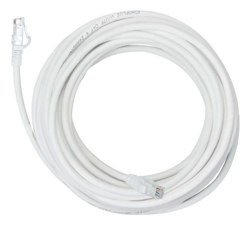 Rolo De 20 Mts Cabo Sohoplus Furukawa Cat5e Branco Crimpado