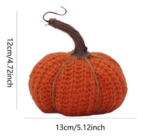 2 Calabaza De Acción De Gracias Para Decorar 5 Pulgadas