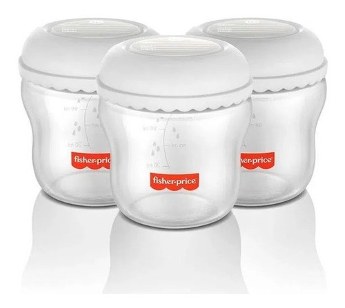 Imagen 1 de 1 de Set Recipientes Para Almacenar Leche Fisher Price, Mvd Kids