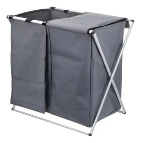 Imagen 4 de 5 de Cesta Canasto Plegable Almacenamiento Ropa Sucia Doble Xl