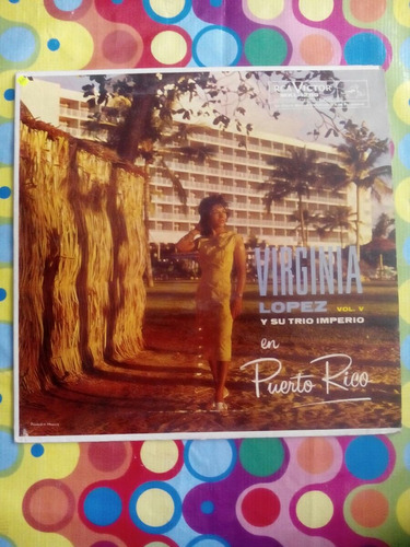 Virginia Lopez Y Su Trio Imperio Lp  En Puerto Rico R