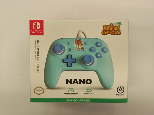 Control Nintendo Switch Nano Tom Nook Color Celeste