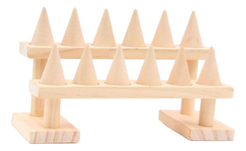 Organizador De Joyería De Anillo De 2 Nivel 21cmx9cmx8cm