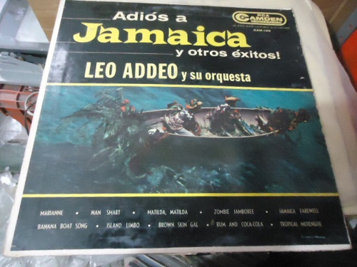 Leo Addeo Y Su Orquesta Adios A Jamaica Y Otros Exitos Lp