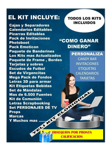 Kit Imprimible Maxi Empresarial Para Emprendedores Superfull