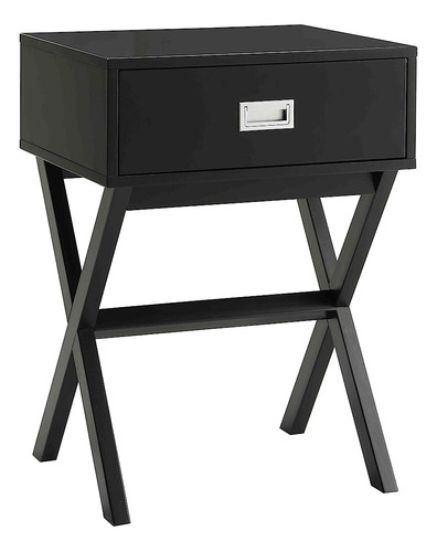 Convenience Concepts Designs 2 Go Landon End Table, Black