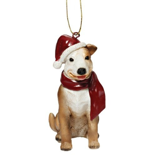 Adornos De Navidad - Navidad Pitbull Holiday Dog Ornaments