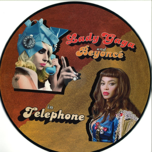 Lady Gaga And Beyonce In Telephone Vinilo Picture Disc Imp