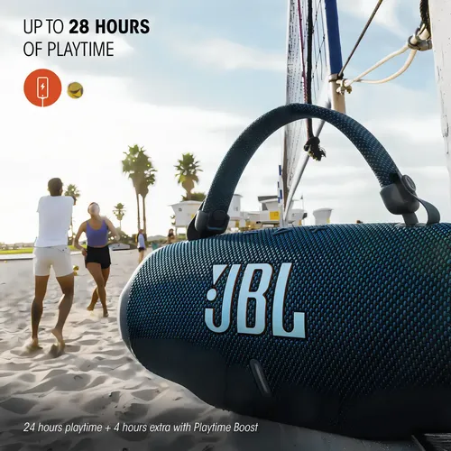 Alto-falante Bluetooth Jbl Charge 6 preto portátil preto | Frete