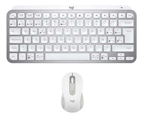 Teclado Inalambrico Logitech Mx Keys Mini mouse M650 Blanco