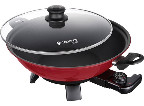 Panela Elétrica Cadence Wok Red Pan501 3 Litros