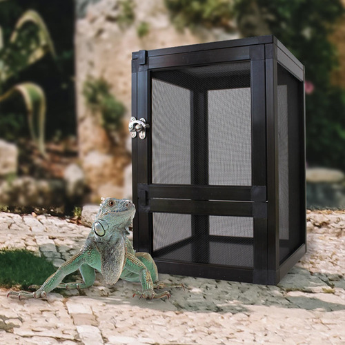 Caja De Cría De Hábitat Para Reptiles, Caja Negro