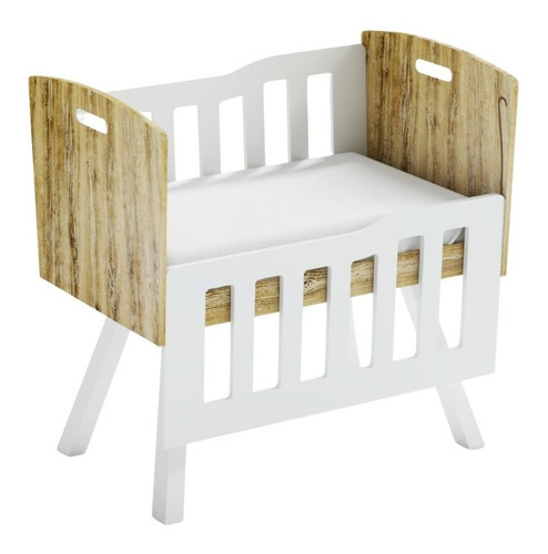 Cuna Colecho 80x50 Baranda Deslizable Cuarto Bebe - Grim