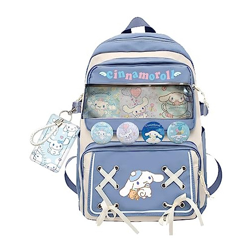 Jkawzoy Japonés Cartoon Mochila, Cute Cool Book Bags Zdht5