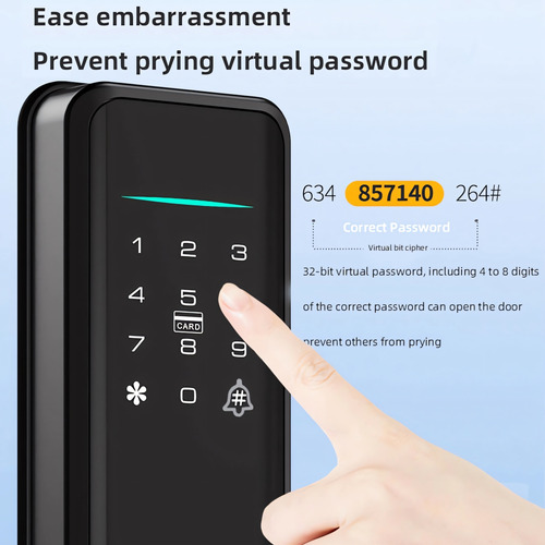 Cerradura Smart Inteligente Chapa Biometrica Digit. Wifi X12