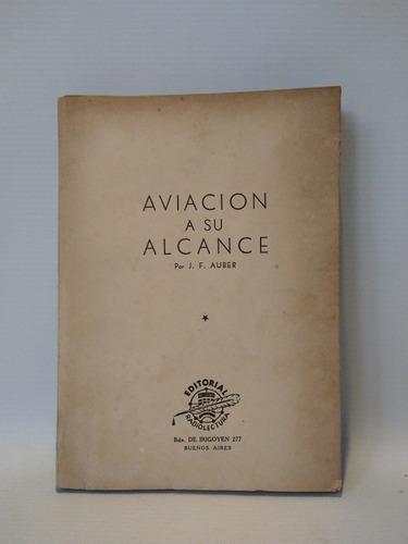 Aviación A Su Alcance J. F. Auber Radiolectura