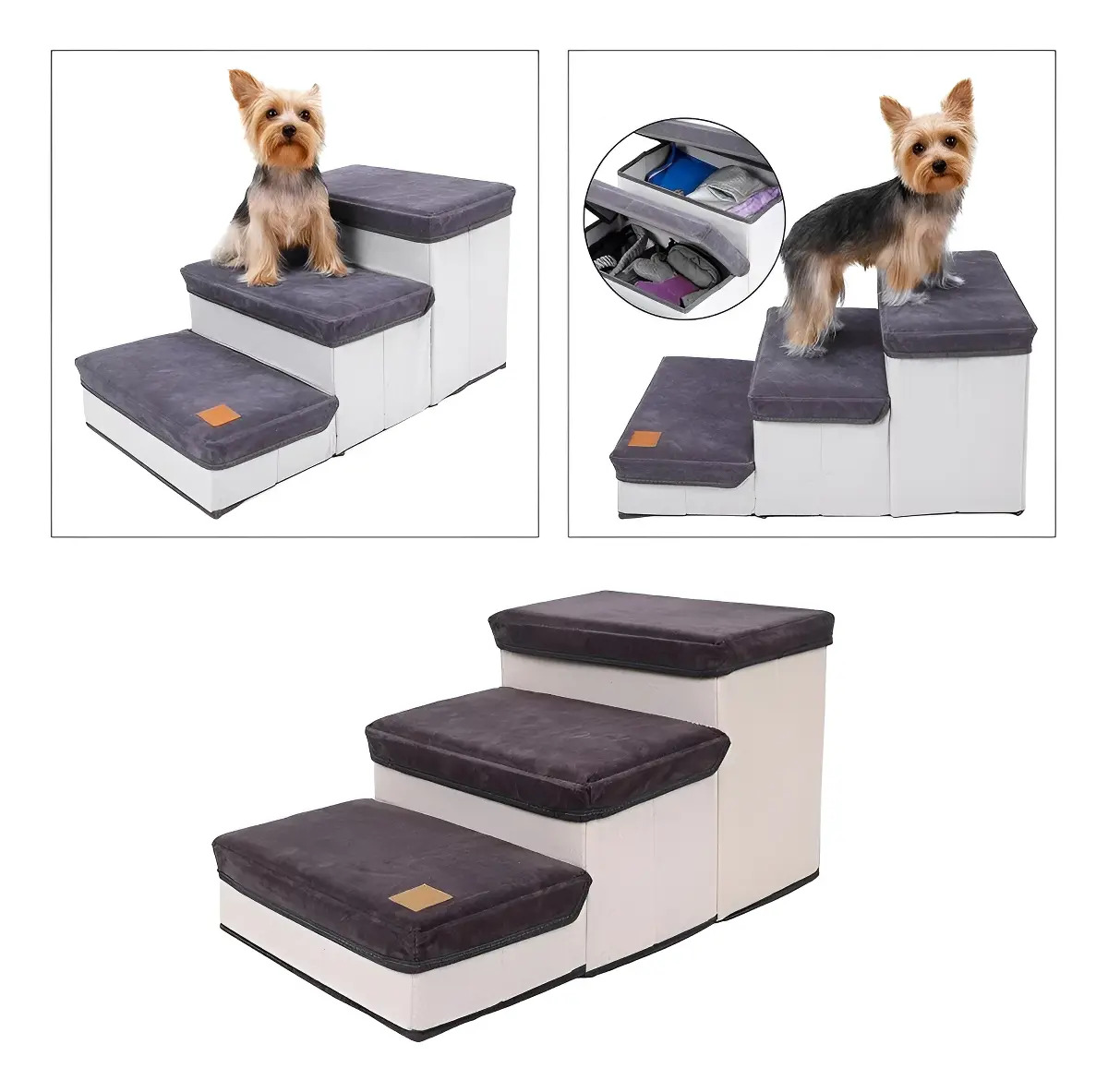 Escaleras Para Perros Almacenaje Sofá Muebles Para Mascotas GFU