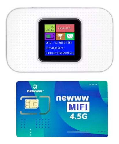 Modem Router Portatil Rj45 4g Internet Movil Newww