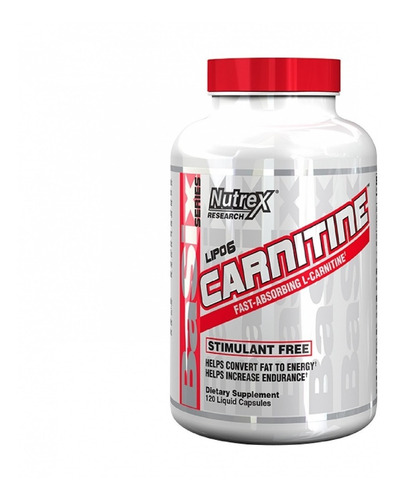 Lipo 6 Nutrex Carnitina Quemador Grasa Adelgazante 120 Caps