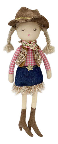 Mon Ami Clementine The Cowgirl - Muneca De Felpa Suave Y Ele