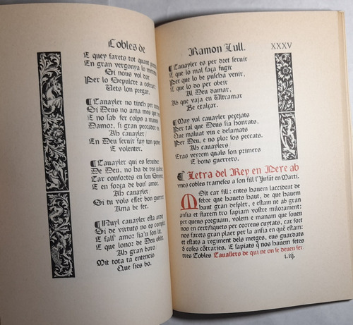 Llibre De L'ordre De Cavalleria Ramon Llull Catalan Español (Usado)