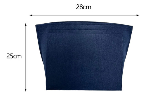 Organizador De Monedero, Bolsa Interior, Azul 28x25x17cm
