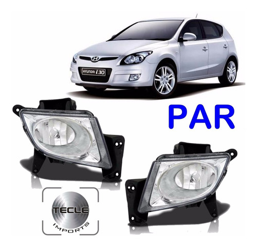 Par Farol Milha Hyundai I30 Ano 2009 2010 2011 2012