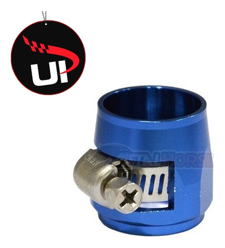 Imagem 2 de 3 de Abraçadeira Aeroquip 4an / An4 D.i 12.8mm - Azul