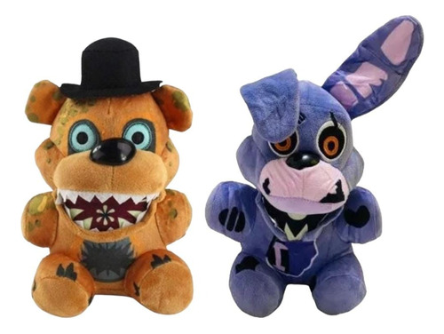 Pack 2 Peluche Five Nights At Freddys Colección Regalo Ideal