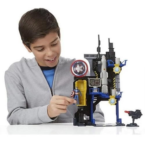 Torre Avengers Miniverse Playset Cuartel Capitán América (Usado)